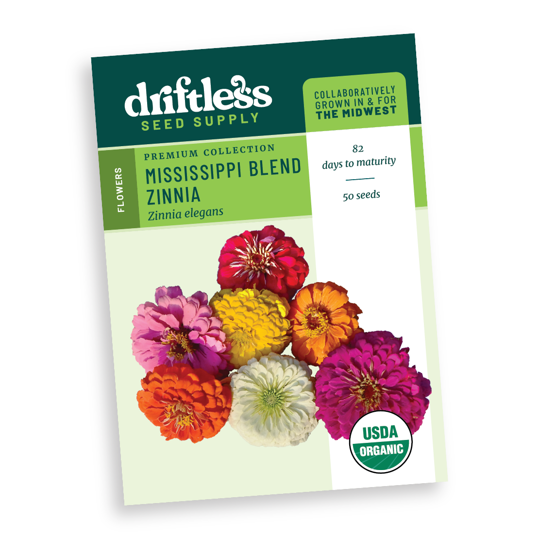 Mississippi Blend Multicolor Zinnia Mix