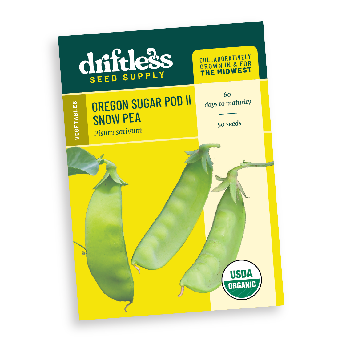 Oregon Sugar Pod II Snow Pea - Organic