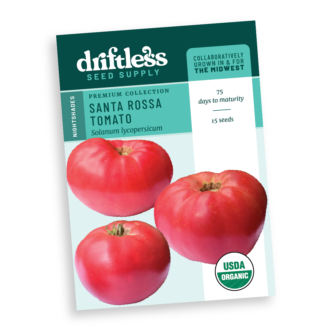 Santa Rossa Pink Slicer Tomato - Organic
