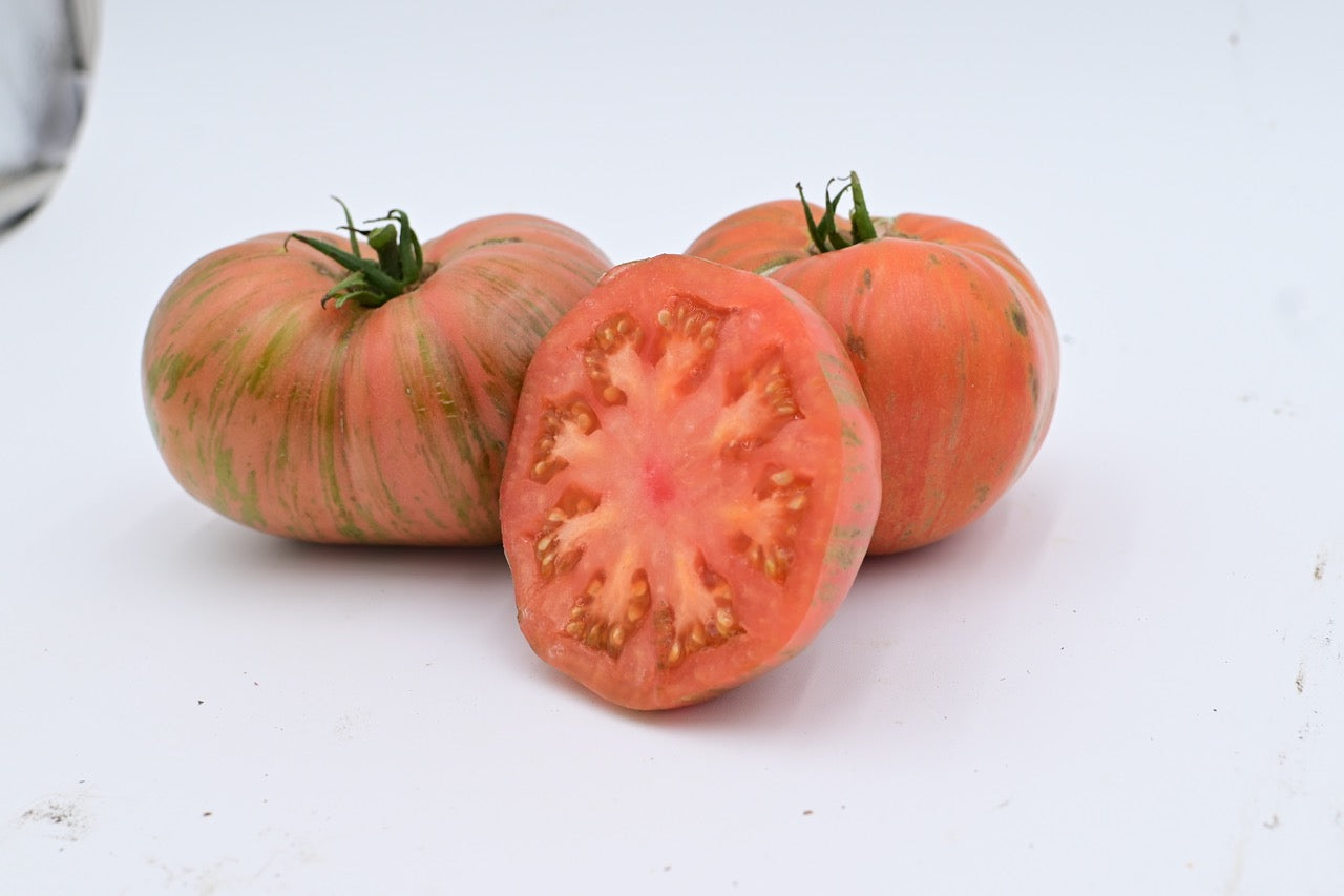 Solar Flare Striped Beefsteak Tomato - Organic