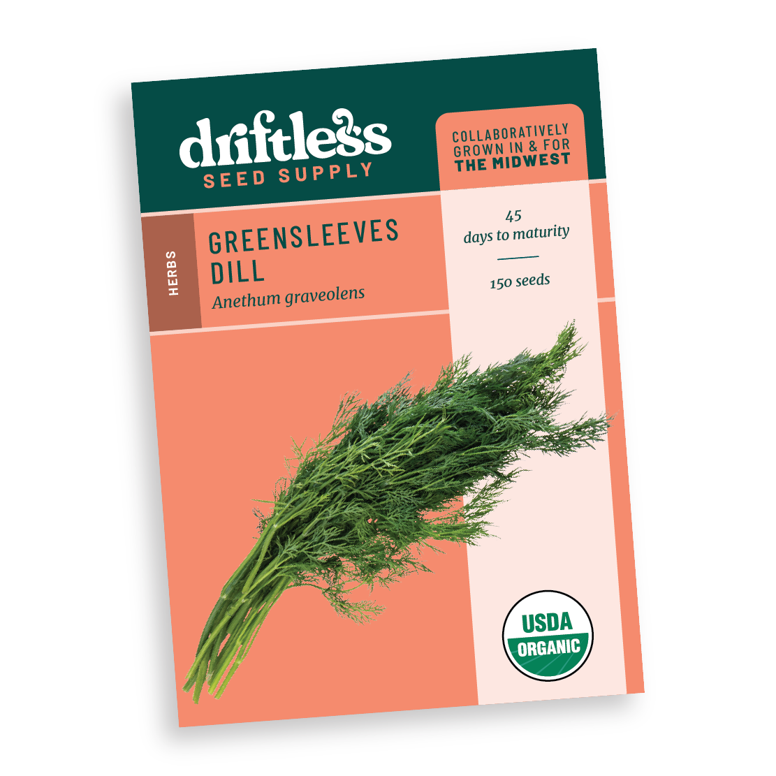 Greensleeves Dill packet face