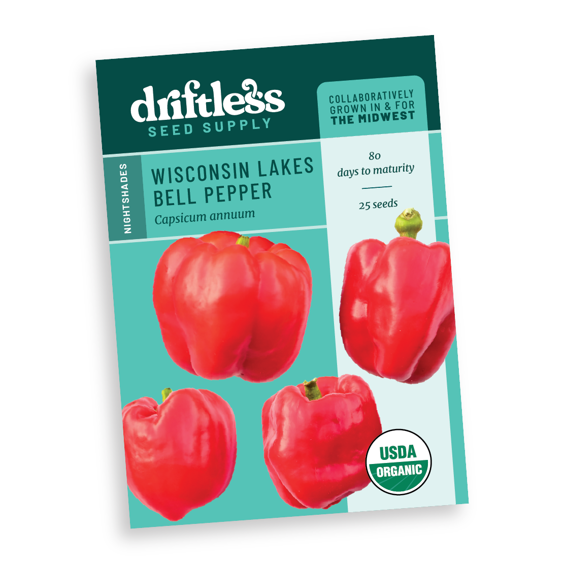 Wisconsin Lakes Heirloom Red Bell Pepper